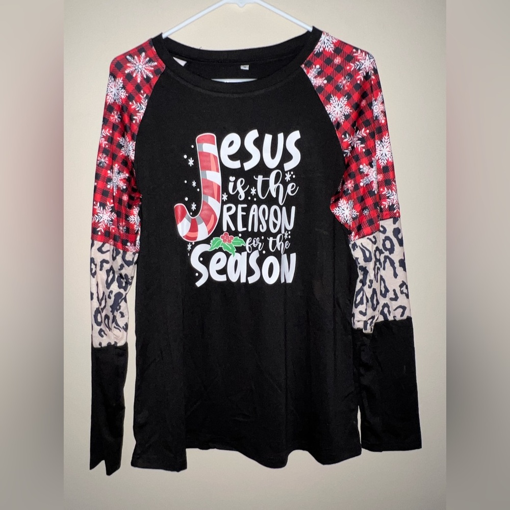 Women’s Jesus is the Reason for the Season Long Sleeve Shirt - M - NWOT
